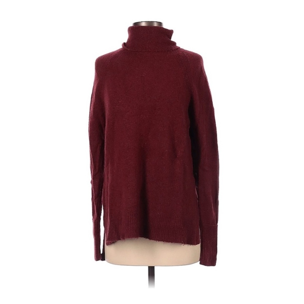 J.Crew Burgundy Turtleneck Sweater